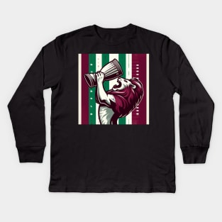 Fluminense Football Club lion campeón Kids Long Sleeve T-Shirt